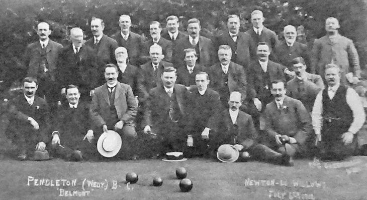 Belmont Bowling Club members 1902